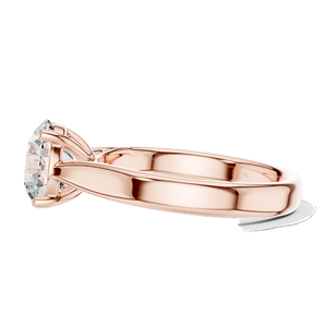 Bague solitaire en diamant de laboratoire 2,1 carats pour femme, clarté VVS-VS EF, or 18 carats, 14 carats, 10 carats et argent 925, moissanite et diamant de laboratoire - Product Image 6