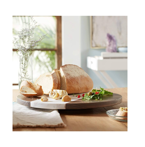 Wood and marble <b>Lazy</b> <b>Susan</b> cupcake and tea cup use and kitchenware and restaurants party ware use - Product Image 6