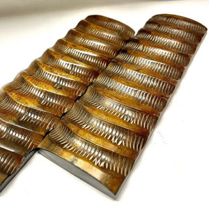 Escala de cuerno Ram de alta calidad personalizada Color Natural prensado impermeable estilo Animal cuchillo escalas placas con el mejor precio India - Product Image 1