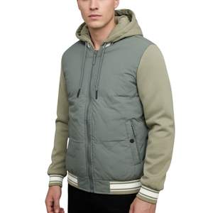 Chaqueta Acolchada con Capucha para Hombre, Chaqueta de Invierno con Burbujas, Logotipo Personalizado, Ropa Exterior Acolchada, Chaqueta Ligera y Cálida para Hombre - Product Image 6