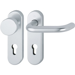 Juego de Protección Contra Incendios Paris FS-58/353KH/138 de Aluminio F1 D/K para Puertas de 45-65 mm de Espesor, Accesorios para Chimenea PZ Redondeados DIN - Product Image 1