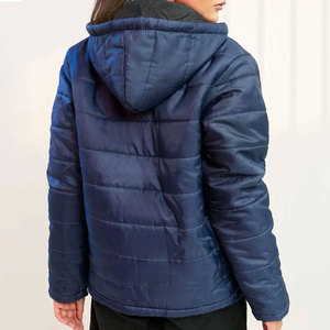 New Arrival Breathable <b>Jacket</b> Spring and Autumn Zipper Hooded Puffer <b>Long</b>-sleeved Custom Design Puffer <b>Jacket</b> - Product Image 2