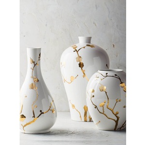 Vase en céramique émaillée rose Vase à fleurs en céramique artisanale indienne Décoration de la maison Bureau et hôtel Design moderne Céramique élégante - Product Image 5