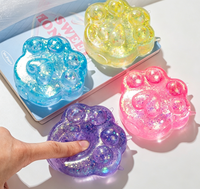 Mainan Pijat Sensorik Cakar Kucing Lucu Kartun, Penjualan Terlaris, Lembut, Anti Stres, Slow Rebound, untuk Anak-Anak
