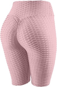 Women's Vintage Style Breathable Sports Shorts Eco-Friendly Cotton with Custom Logo Embroidery Athletic Yoga Shorts - Product Image 6