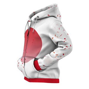 Calidad superior transpirable peso pesado impreso básicos algodón mezclado sublimación granate Streetwear OEM Logo sudaderas con capucha - Product Image 2