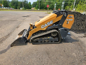 Chargeuse compacte sur chenilles TL100 jaune, équipement de construction à moteur, économique - Product Image 3