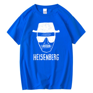 Người Đàn Ông Thời Trang Giản Dị Chất Lượng Hàng Đầu Ngắn Tay Áo 100% Cotton Lỏng Heisenberg In Áo Thun Casual Mens Áo Thun Mát Mùa Hè Người Đàn Ông Tops - Product Image 5