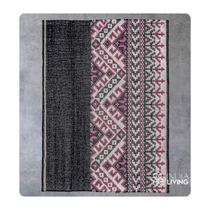 High Pile Handwoven Inkari Rug Ethnic Design Floor Cover for Home Interiors Adds Style and Warmth to Any Living Space - Product Image 3