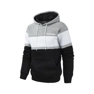 Street Style Custom Oversized Mens Hoodies Blank Plain Bulk Invierno Hombres Sudadera Pullover Hoodies - Product Image 2