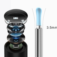 Herramienta Inalámbrica para Remover Cera de Oídos con Certificación USB Ce, Cámara FHD 1080P, 6 Luces LED, Otoscopio, Limpiador de Oídos