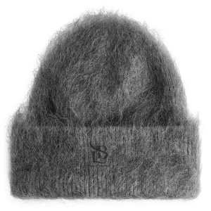 หมวกไหมพรมขนโมแฮร์แบบกำหนดเองสำหรับฤดูหนาว หมวกบีนนี่ขนฟูพร้อมปักโลโก้แบบ 3 มิติ ราคาถูก ขายส่งแบบ OEM - Product Image 6