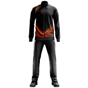 Chándal de manga larga para hombre Trajes de chándal digitales con logotipo personalizado Chándales Diseño libre Chándales de hombre de alta calidad - Product Image 4