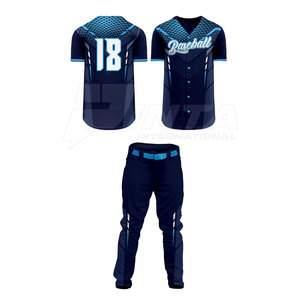 Uniforme de béisbol de nuevo estilo personalizado con logotipo propio de talla grande y características transpirables para ropa de equipo - Product Image 2