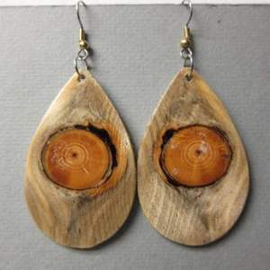 Pendientes colgantes de moda bohemios para mujer más vendidos, joyería de madera de aleación de diseño Vintage - Product Image 2