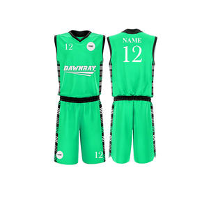 Ensemble de maillot de basket-ball pour jeunes et adultes, maillot et short en Polyester respirant à séchage rapide, vêtements de sport d'équipe pour hommes, femmes et jeunes - Product Image 6