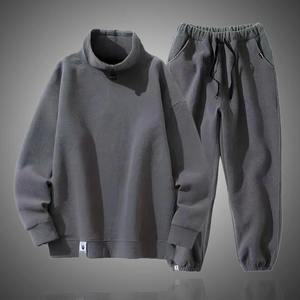 Vêtements tendances à la mode pour hommes, survêtements et pantalons chauds et décontractés pour hommes, ensembles 2 pièces, ensemble joggings confortables en polaire pour hommes - Product Image 2