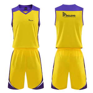 Maillot de basket-ball pour hommes, design uniforme, plusieurs couleurs, 160 GSM, léger, personnalisable par sublimation, pour club - Product Image 5