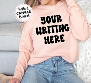 Personalizado 360GSM 380GSM 400GSM personalizado al por mayor estampado en relieve sudadera suave algodón 460GSM polar cuello redondo sudadera de gran tamaño - Product Image 3