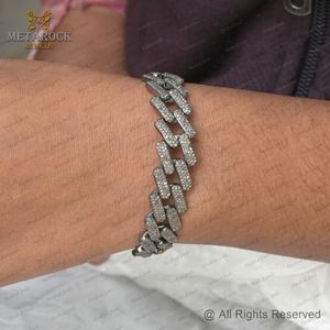 Pulsera de plata 925 sólida con incrustaciones de diamantes Unisex, joyería de joyería, brazalete hecho a mano, regalo para su nuevo diseño - Product Image 2