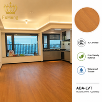ABA-LVT Kunststoff-Vinylboden für Innenräume, Wasserdicht, Geräuscharm, Weich, UV-Beschichtet, Klick-Installation, 0,5mm Nutzschicht für Zuhause und Büro
