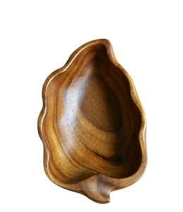 Plateau de service rond durable assiette en bois pur pour cuisine hôtel restaurant plateau de service fonctionnel plateau en bois moderne - Product Image 1