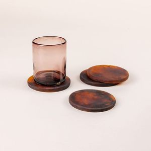 PRECIO AL POR MAYOR Juego de 8 fundas para bebidas y posavasos Esteras de protección para bebidas funcionales y elegantes para cocina de oficina en casa - Product Image 3