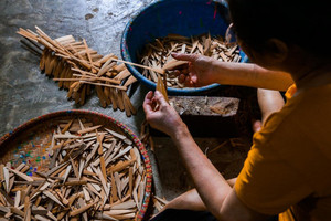 แมลงปอไม้ไผ่ขายดีที่สุด ใช้สำหรับตกแต่งเชิงวัฒนธรรมและงานฝีมือ สำหรับผู้ซื้อส่งออกเวียดนาม - Product Image 2