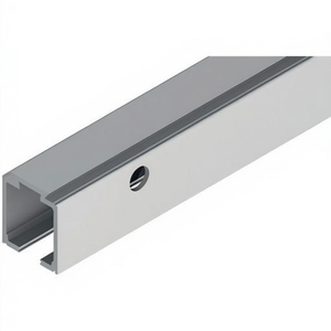 Aluminum Anodized 140mm Running Rail with 2100mm Wall-Mounted Bearing for <b>Curtain</b> Poles Tracks & Accessories - Product Image 3