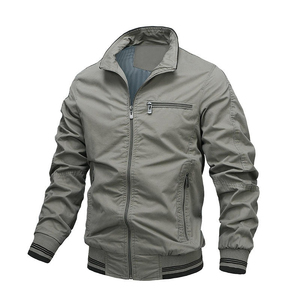 Custom Design Men's Winter Nylon Windbreaker <b>Jacket</b> High Quality <b>Thin</b> Hooded Jogging Tracksuit Stand Collar Low MOQ <b>Waterproof</b> - Product Image 3