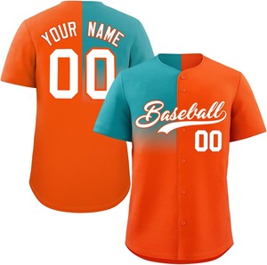 Camiseta de béisbol personalizada del equipo con impresión por sublimación malla transpirable que absorbe la humedad fábrica OEM tallaje para jóvenes/adultos - Product Image 1