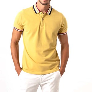 Ropa de hombre de alta calidad, polos, estilo callejero, Diseño a rayas, algodón de talla grande, transpirable, holgado, Polo para hombre - Product Image 1