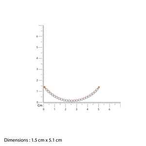 Ensemble de bijoux traditionnels fins Suchitra diamant Mangalsutra or Rose minimaliste fiançailles fonctions de mariée anniversaire - Product Image 2