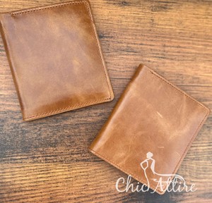 Fine Quality Top Selling Customized Designer Genuine Cow Leather Wallet for <b>Men</b> at <b>Best</b> Wholesale Price - Product Image 1