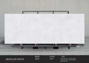 Murs urbains sophistiqués stylés avec des dalles en porcelaine grise haute brillance de 800x3200 mm - Product Image 3