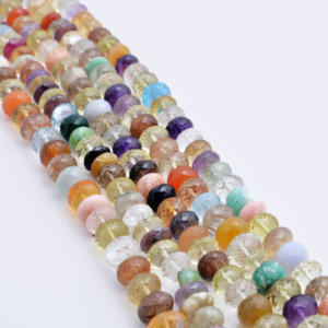 Cuentas Facetadas de Gemas Mixtas Naturales de 9mm a 12mm para la Elaboración de Joyería Fina - Product Image 5