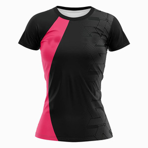 Camisetas de gimnasio ligeras y transpirables de la mejor calidad para mujer, camisetas con estampado de sublimación, camisetas ajustadas de verano para mujer - Product Image 1