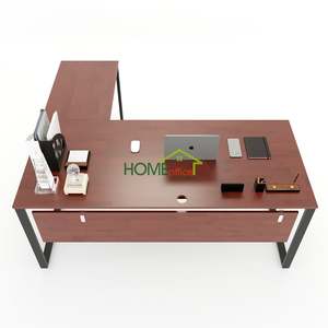 โต๊ะทำงานรูปตัวแอล Trapeze II Concept ขนาด 180x160 ซม. ขาประกอบเอง ดีไซน์ทันสมัยสำหรับสำนักงานหรือห้องนอน รุ่น HBTH021 - Product Image 2