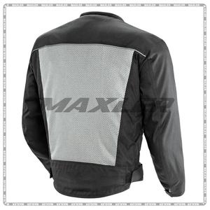 เสื้อแจ็กเก็ตขี่มอเตอร์ไซค์สำหรับผู้ชาย, เสื้อแจ็กเก็ตกันน้ำระบายอากาศได้ดีถอดออกได้สำหรับฤดูร้อน - Product Image 2