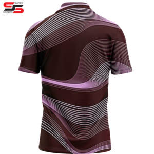 Camiseta Polo de Manga Corta con Impresión por Sublimación Personalizada Gratuita, Uniforme para Eventos Publicitarios, Club, Carreras, Golf para Hombre - Product Image 2