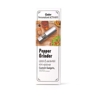 Cinder Personalized Electric Salt and <b>Pepper</b> <b>Grinder</b> Custom Gadgets - Product Image 2