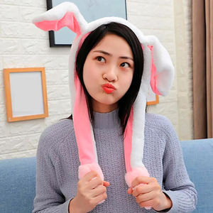 Gorro Térmico Suave para Niñas con Diseño de Conejo y Orejas Móviles - Colores Surtidos - Product Image 6