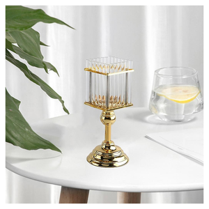 Latest Design Crystal Beaded Pillar <b>Candle</b> Holder Stand for Wedding Table Decorations Unique Design Metal <b>Candle</b> Pillar Holder - Product Image 2