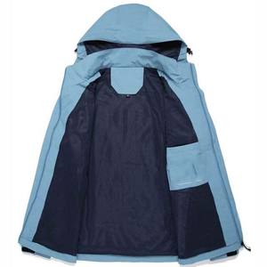 Veste coupe-vent décontractée d'hiver tendance pour homme, 100% polyester, service OEM ODM, sur mesure, à capuche, patchwork - Product Image 3