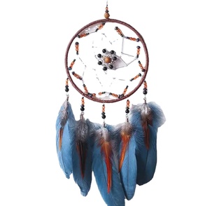 Attrape-rêves magique fait main, lune et étoiles suspendus au-dessus du lit, attrape-rêves personnalisé pour la décoration murale de la maison - Product Image 1