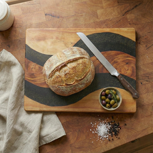 Planche à découper en résine de marbre faite à la main, écologique, en pierre naturelle, pour la préparation des aliments - Product Image 3