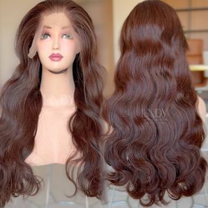 La mejor calidad 100% Peluca de cabello humano vietnamita Resalte los colores Pelucas delanteras de encaje Cabello virgen Grado Mezcla de cabello - Product Image 5