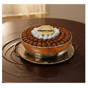 ชามช็อคโกแลตโลหะจากอินเดียทำด้วยมือคุณภาพระดับพรีเมียมขายส่งใหม่หรูหรา - Product Image 3