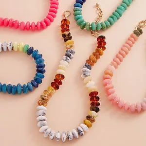 สร้อยคออะคริลิคแนวพังค์แนวใหม่ทันสมัยสำหรับผู้ชายผู้หญิงความคิดสร้างสรรค์ระบบพลังงานแสงอาทิตย์ลายเรซินคุณภาพดีสีที่ดีที่สุด - Product Image 3