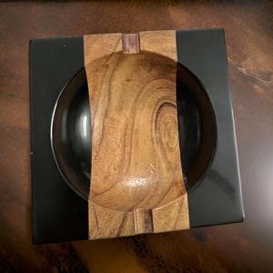 Cendrier de luxe fait main moderne personnalisé Modèles personnalisés disponibles en bois et résine pour la maison, le bureau et accessoire pour fumeurs - Product Image 6